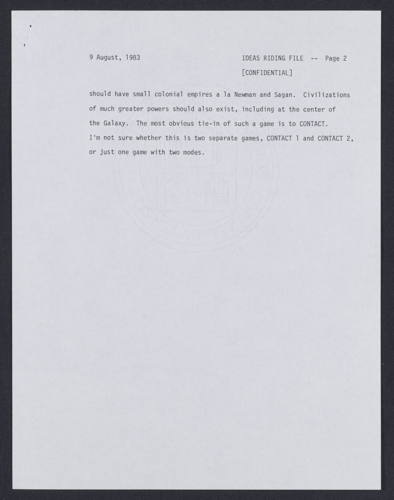 Illustration for article titled Here's Carl Sagan's Pitch For A Contact Video Game